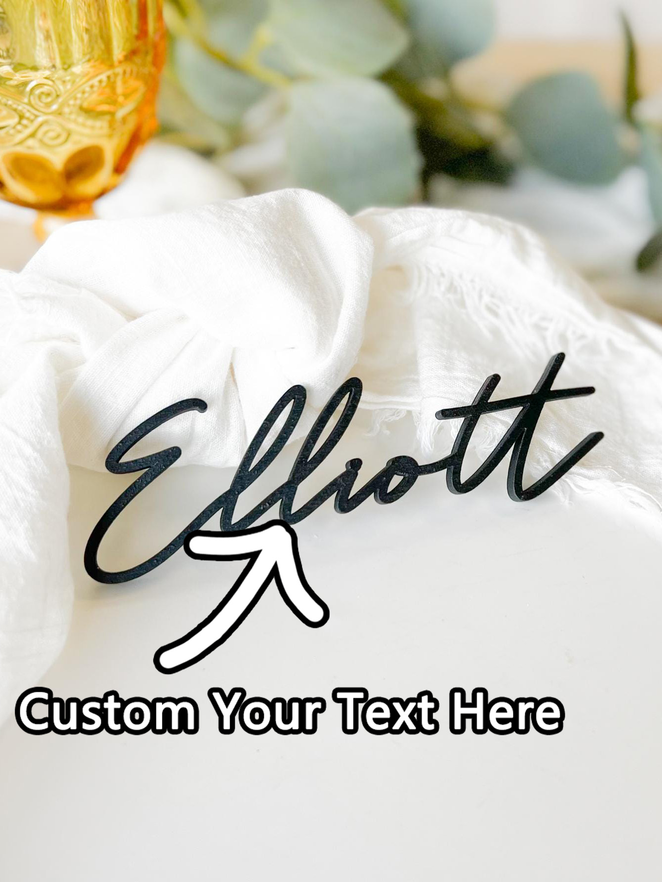 Event & Party Supply - 1 x individuelle Sitzkarte – personalisierte