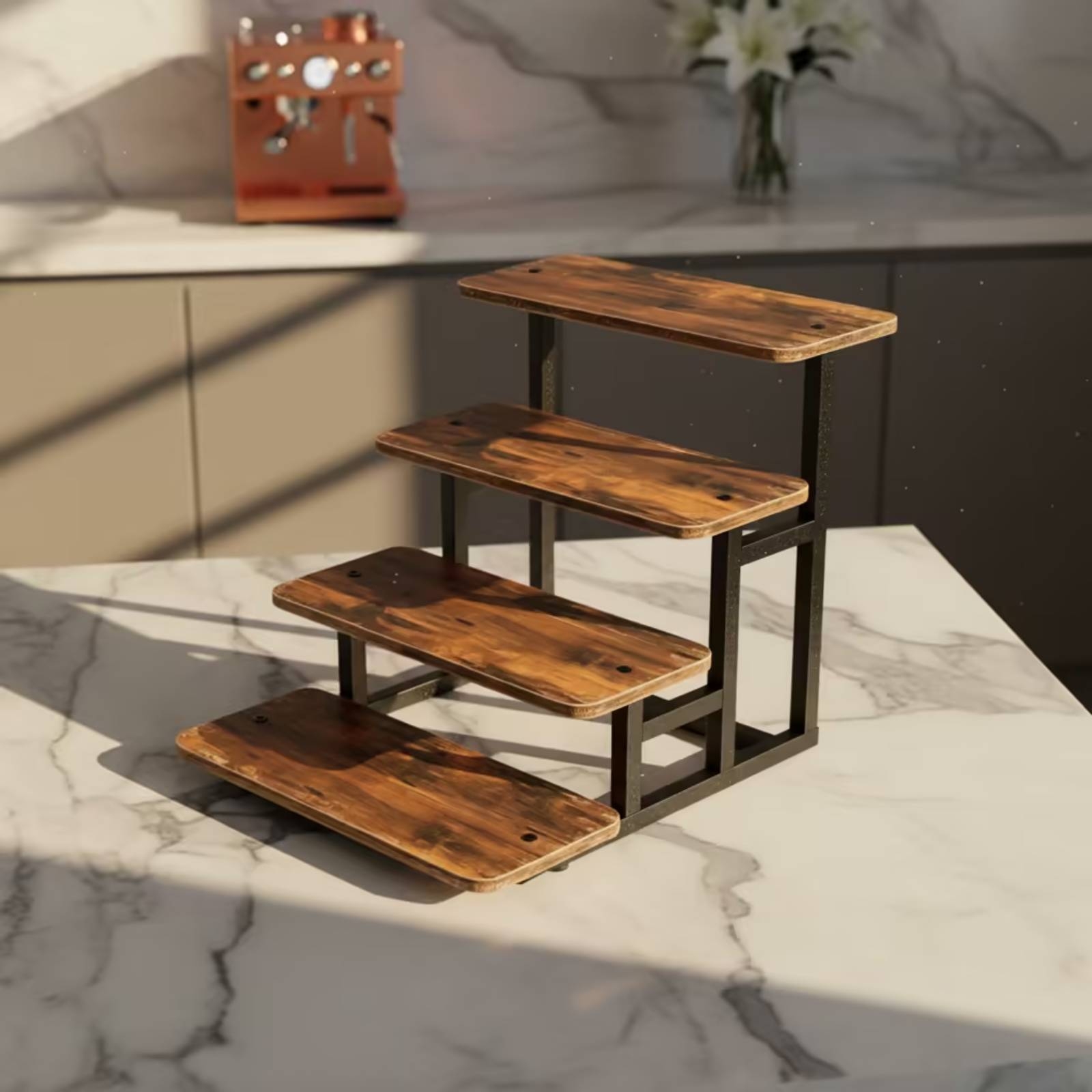 Cupcake Stand Tier - 4-stufiger Cupcake-Ständer für den Tisch mit