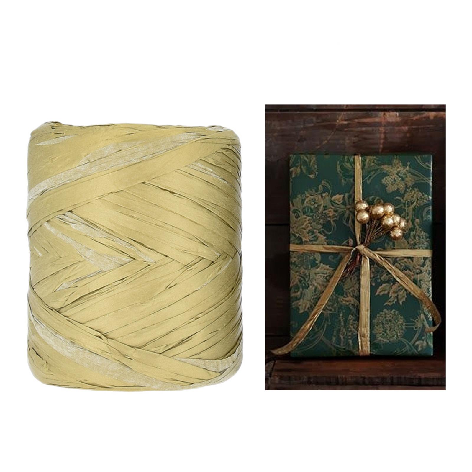 Papercraft Supply Ribbon - Verpackungspapier-Schnur, Band für Bastelarbeiten, Blumensträuße, Raffia-Schnur,