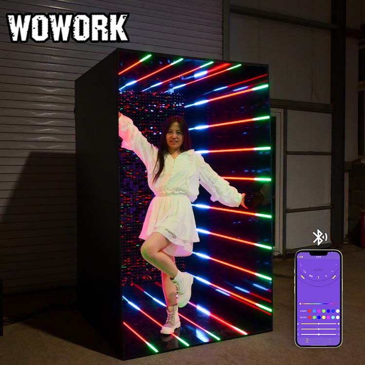 Event Party Box - WOWORK Großhandel Metall Abnehmbare Spiegel Tunnel