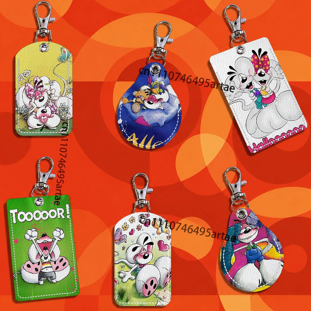 Party Favor Bag - Cartoon-Mäuse D-Diddl Karten-Schlüsselanhänger Modischer Anhänger Taschen-ID-Türkartenhalter