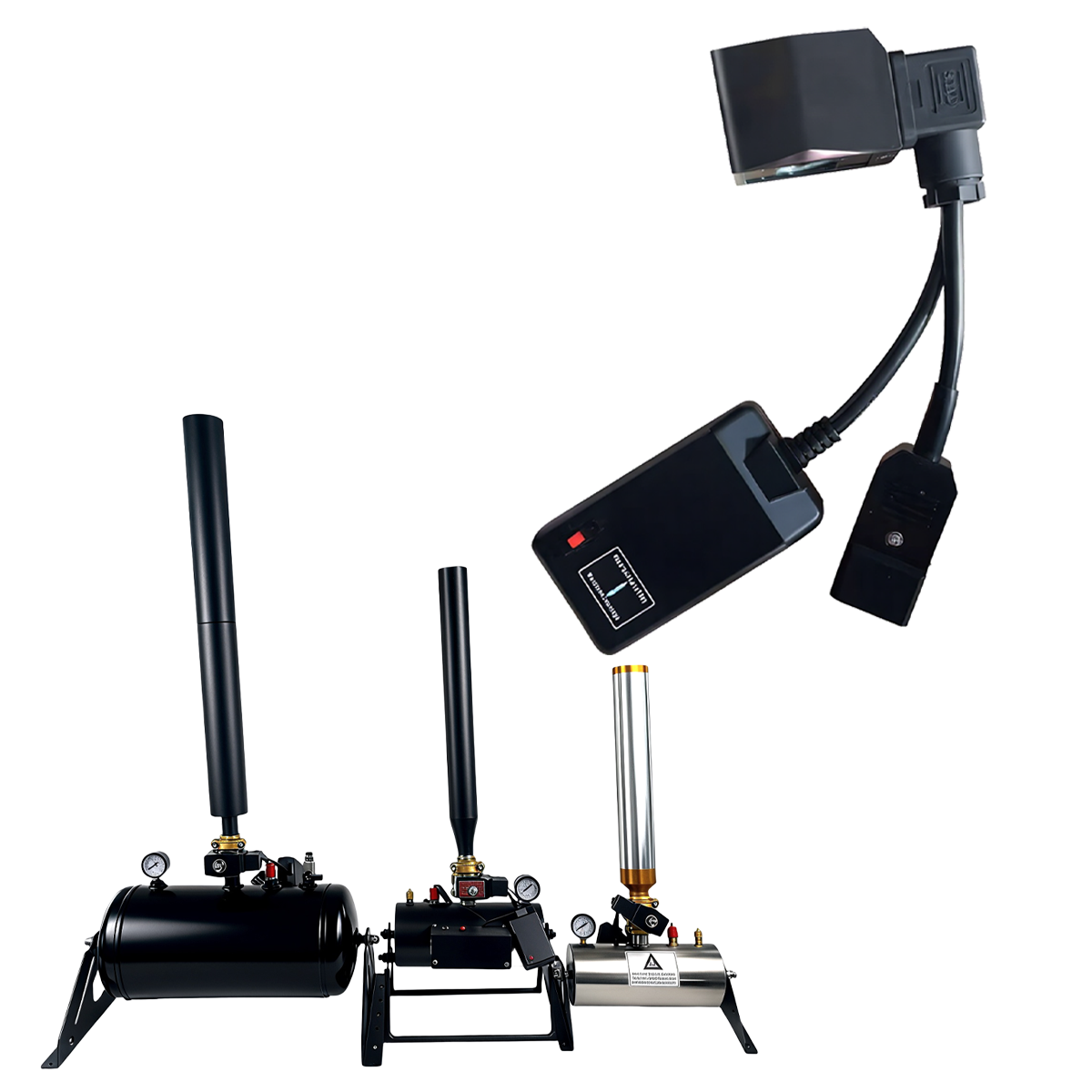 Confetti Cannon Tube - Elektrische Ventilfernbedienung für Bühnen-Konfettimaschine, Geschlechtsenthüllungs-Pulverkanone, Babyparty