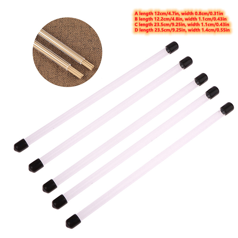 Centerpiece Stick - 5 Stück transparente Acryl-Weihrauch röhre 1g/2g/4g/10g