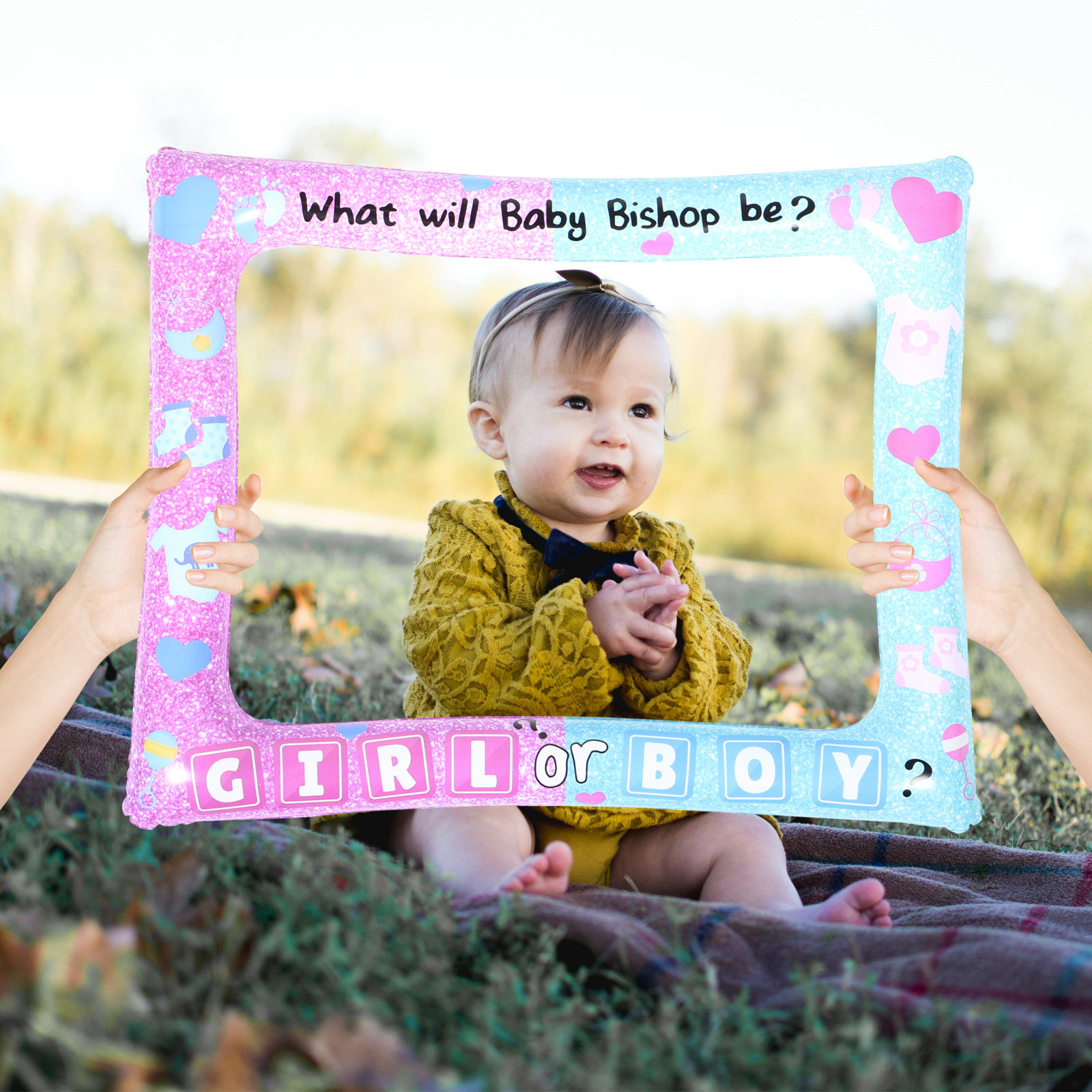 Baby-Gender-Reveal-Fotobox-Rah – Photo Booth Frame Bewertung und Preis