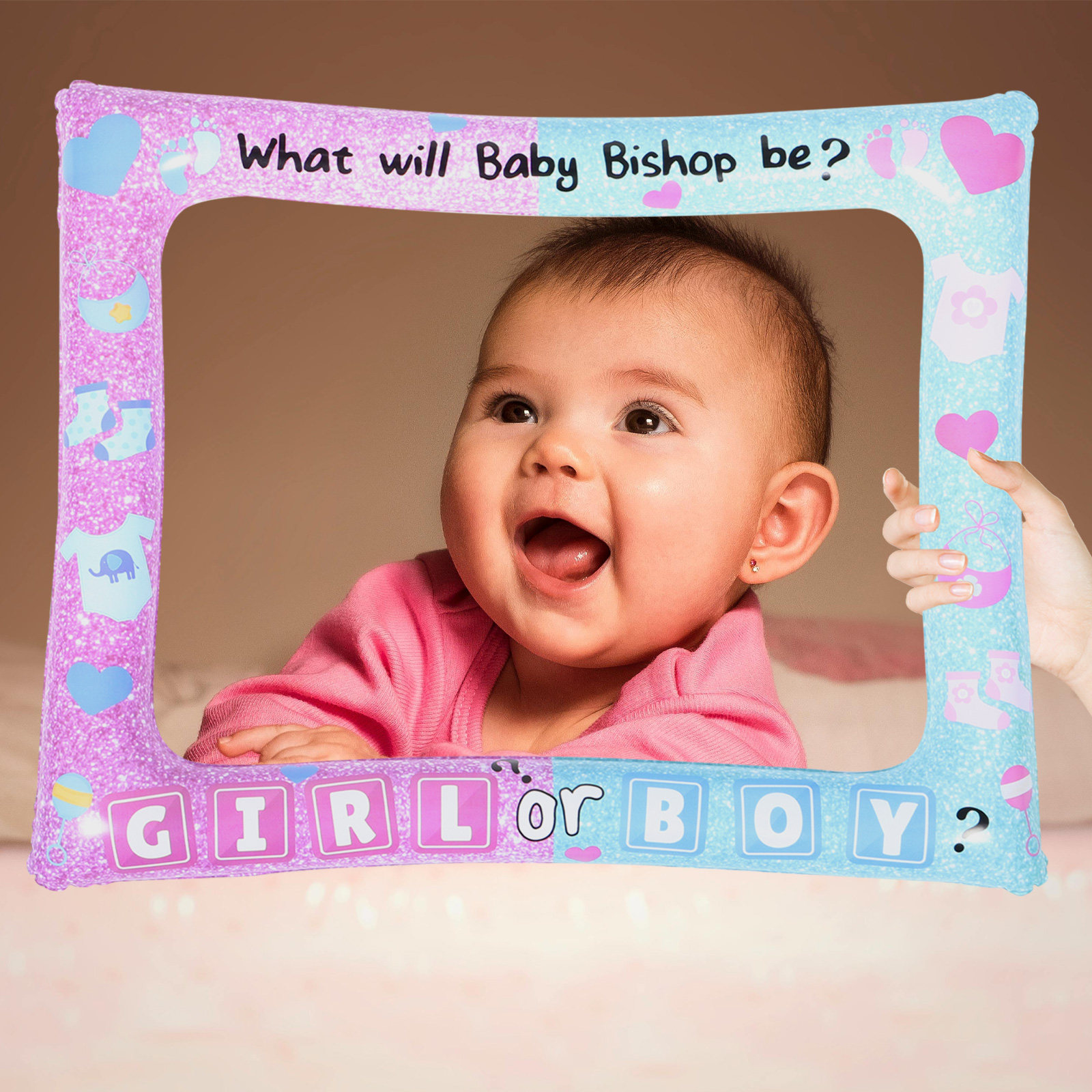 Baby-Gender-Reveal-Fotobox-Rah – Photo Booth Frame Bewertung und Preis