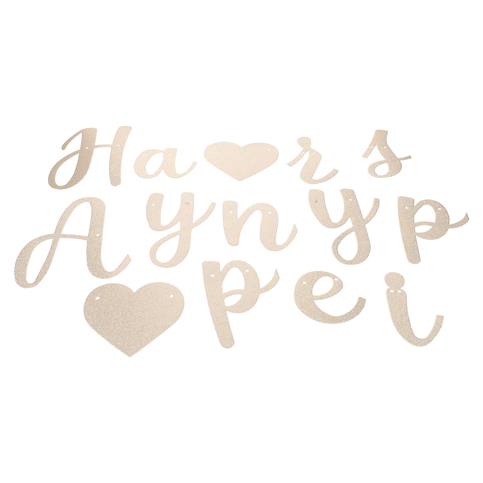 Alles Gute zum Hochzeitstag-Ba – Party Banner Gold Bewertung und Preis
