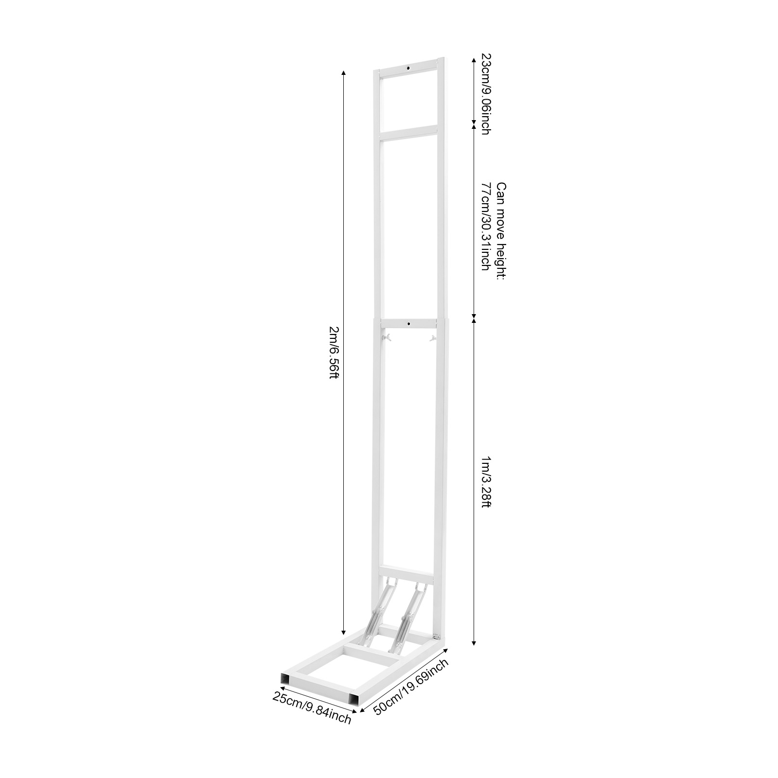 Weißer freistehender Eisen-Hoc – Photo Booth Frame Bewertung und Preis