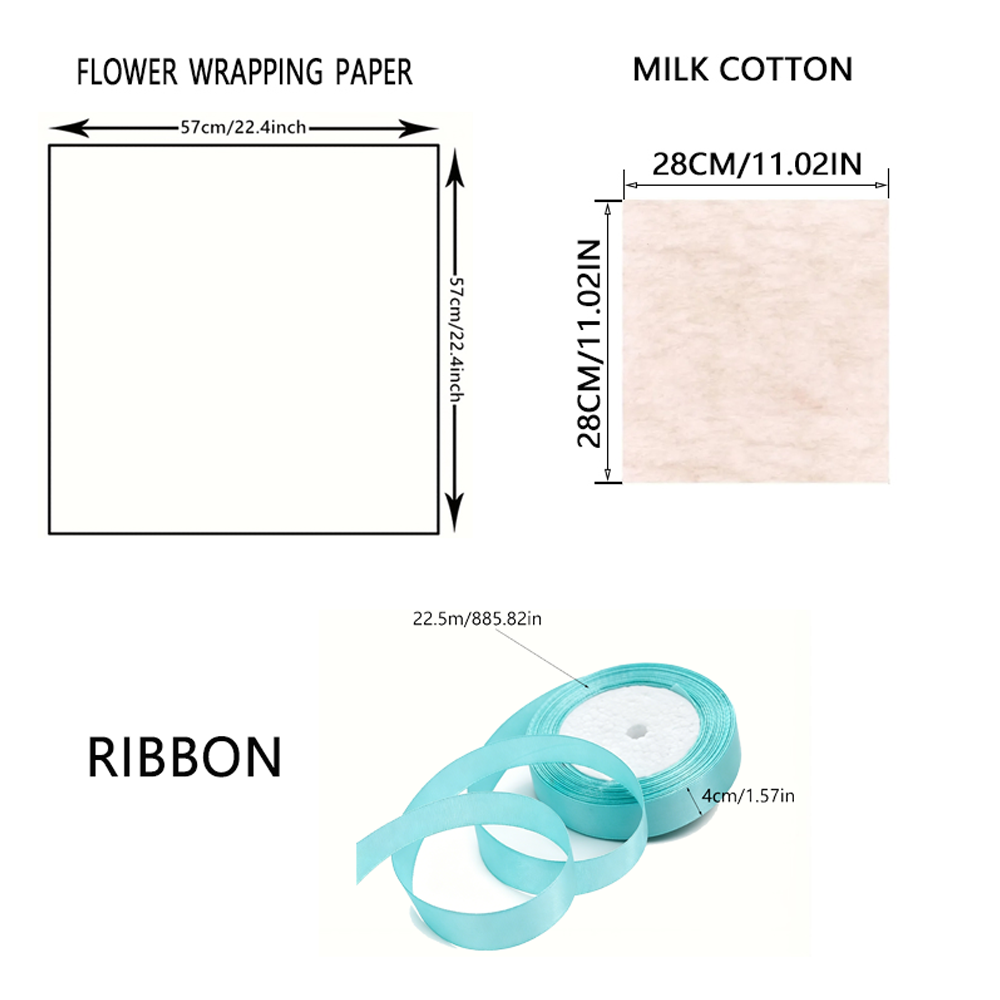 20 Blatt Blumenstrauß-Geschenk – Papercraft Supply Ribbon Bewertung und Preis