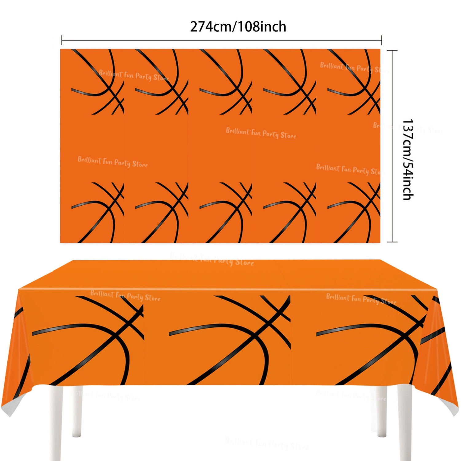 Fußball-Basketball-Themen-Tisc – Table Cloth Disposable Bewertung und Preis