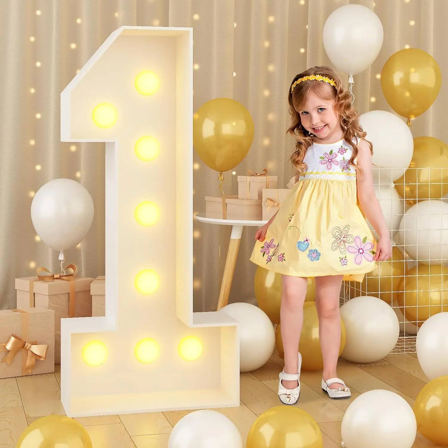 Riesige LED-Zahlenleuchte für  – Led Balloon Light Bewertung und Preis