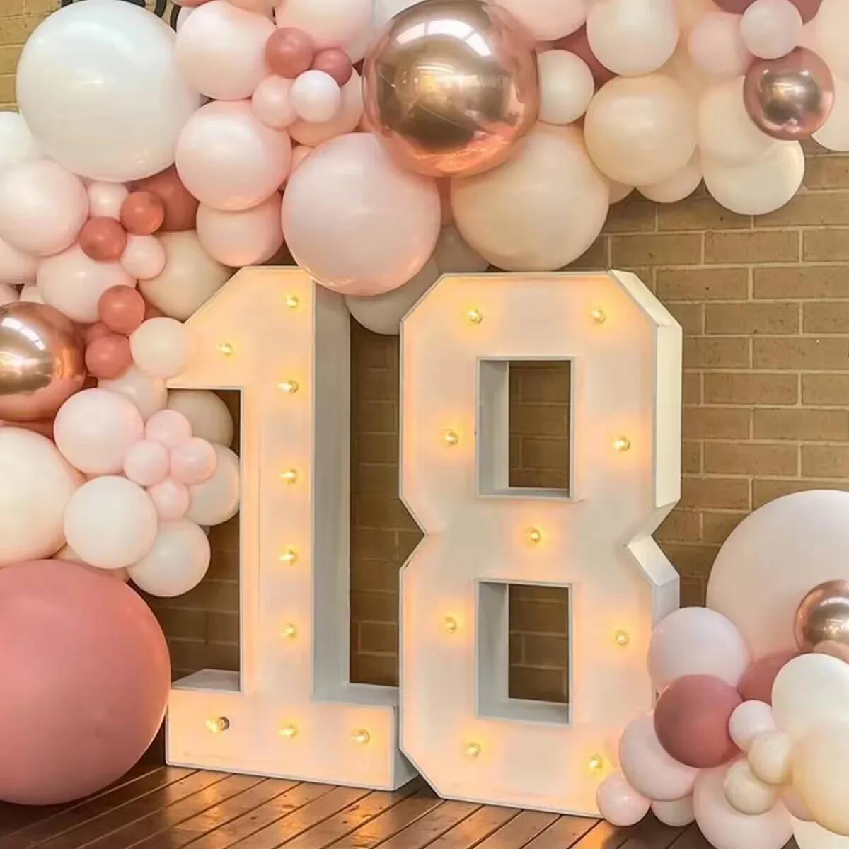 Riesige LED-Zahlenleuchte für  – Led Balloon Light Bewertung und Preis