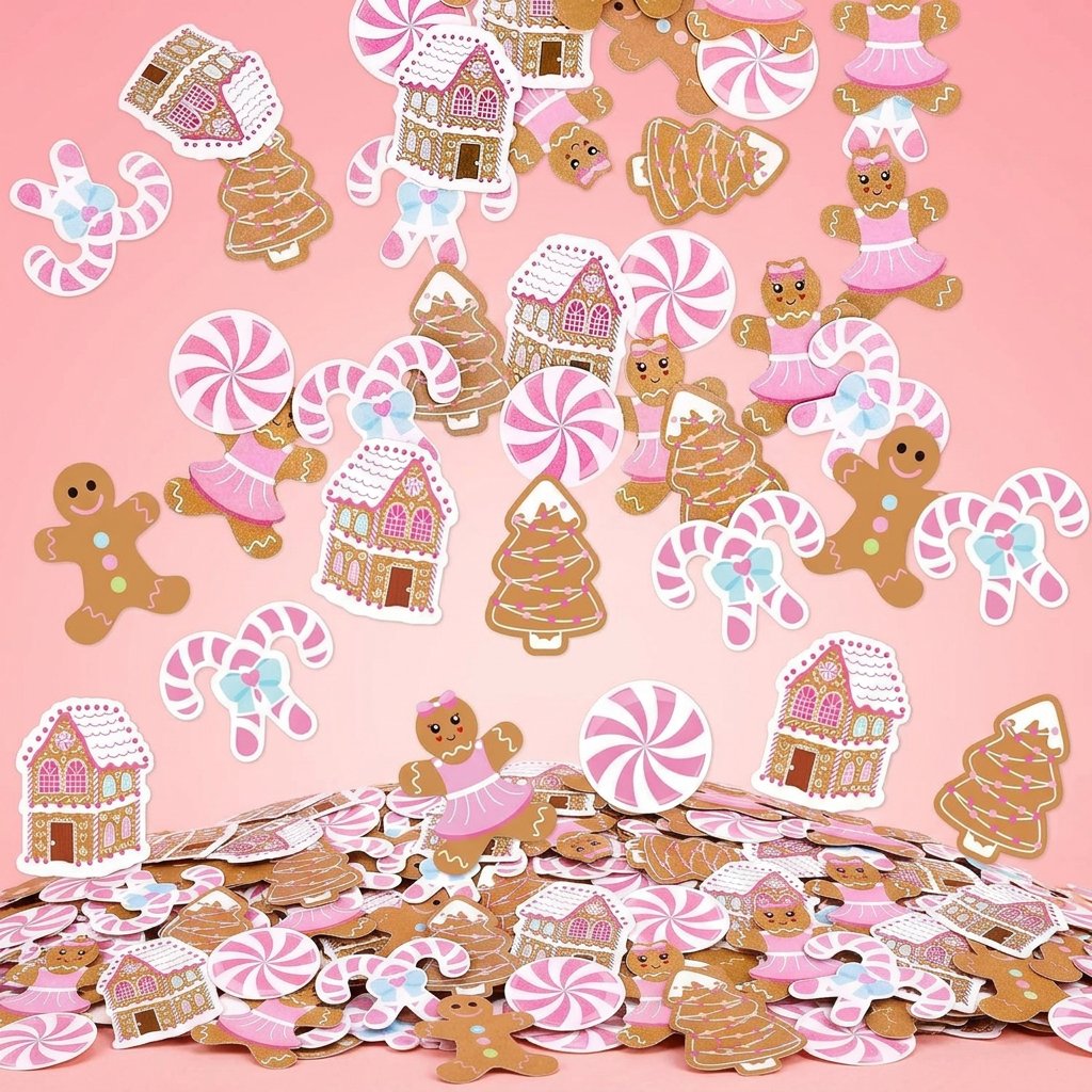 330 Stück Rosa Lebkuchen-Weihn – Papercraft Supply Confetti Bewertung und Preis