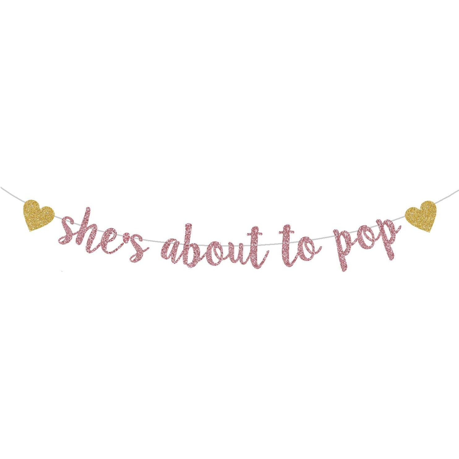 Banner „She's About to Pop“, R – Party Banner Gold Bewertung und Preis