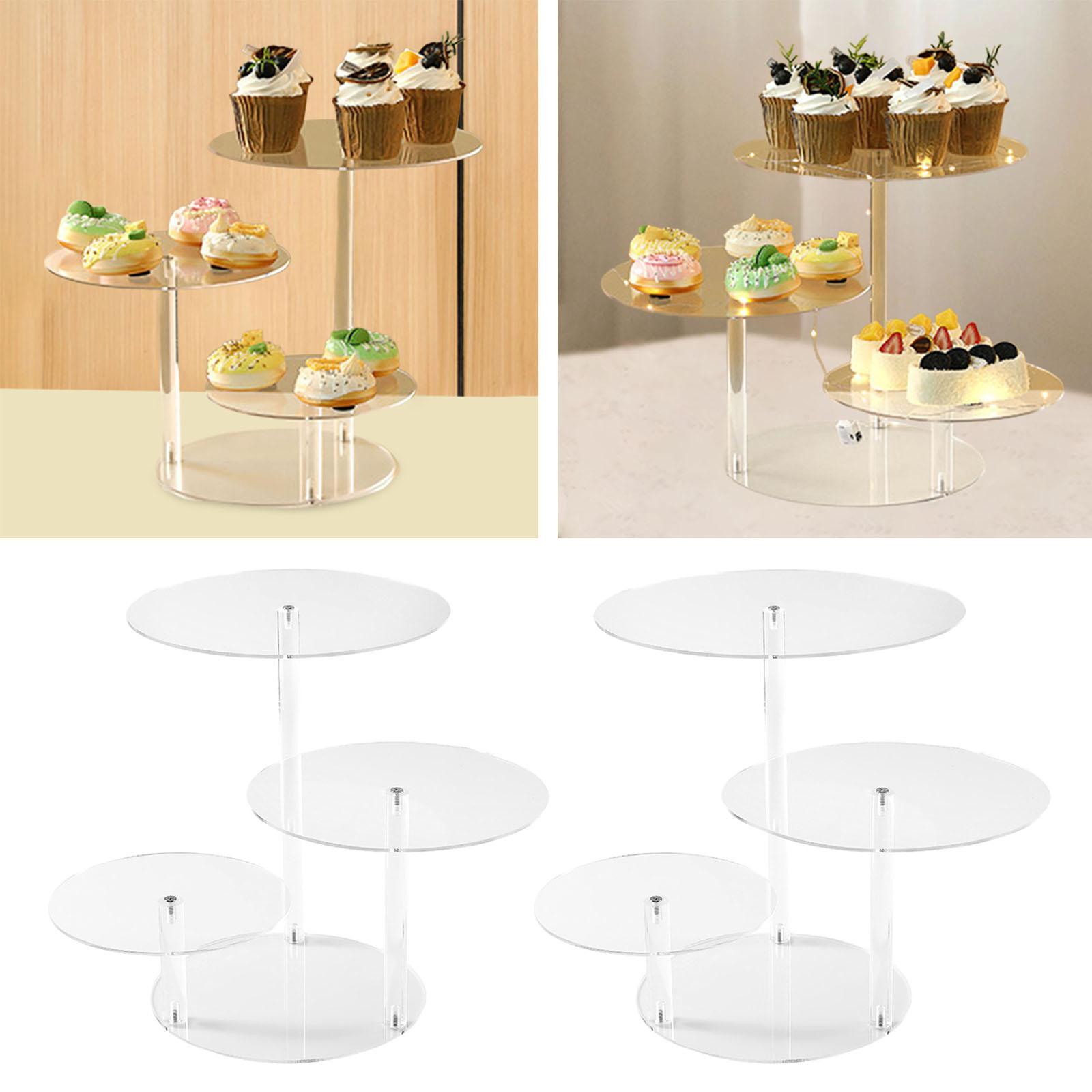 3-stöckiger Acryl-Cupcake-Stän – Cupcake Stand Tier Bewertung und Preis