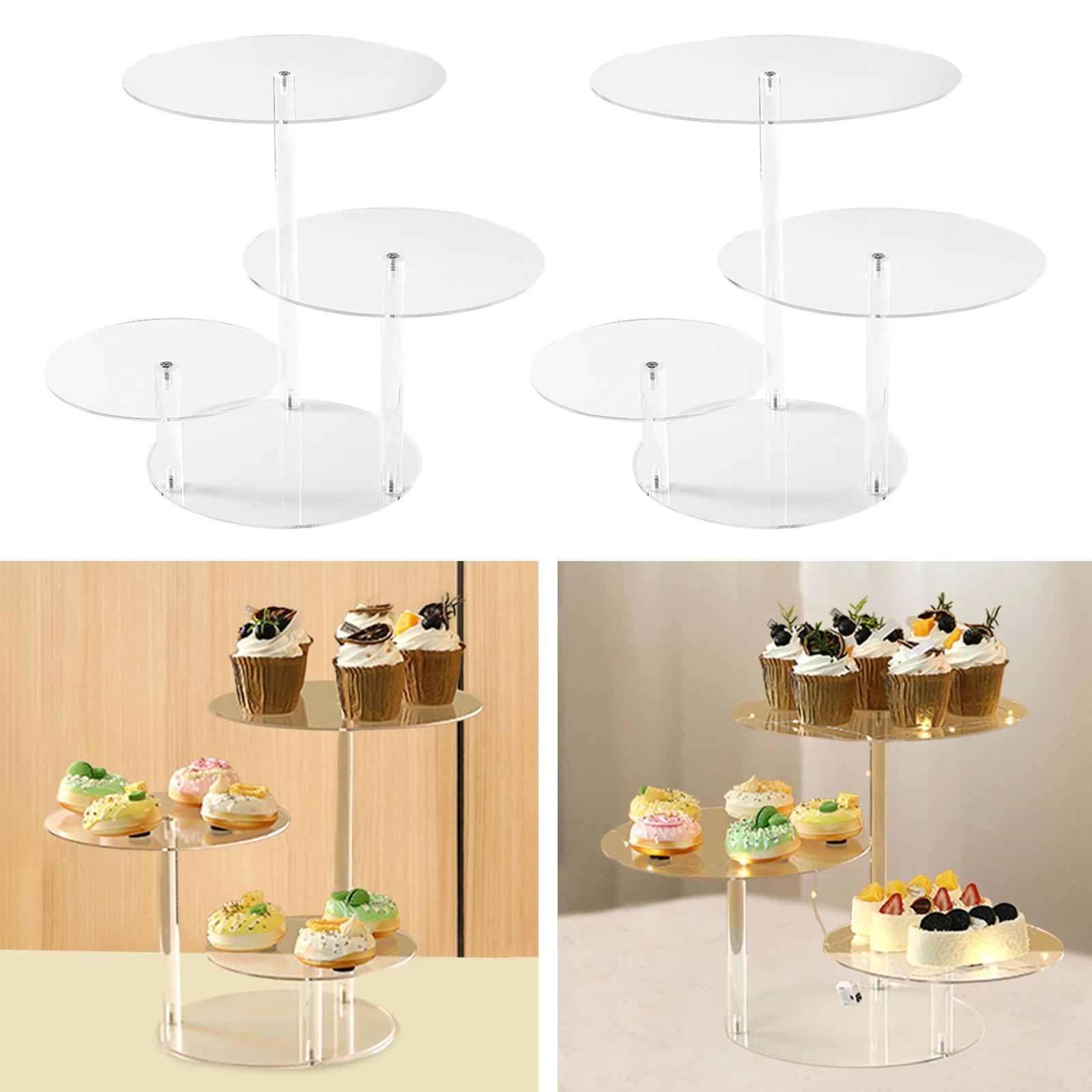 3-stöckiger Acryl-Cupcake-Stän – Cupcake Stand Tier Bewertung und Preis