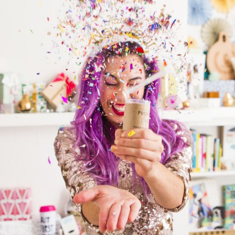 1 Stück Runde Push-up Konfetti – Confetti Cannon Tube Bewertung und Preis