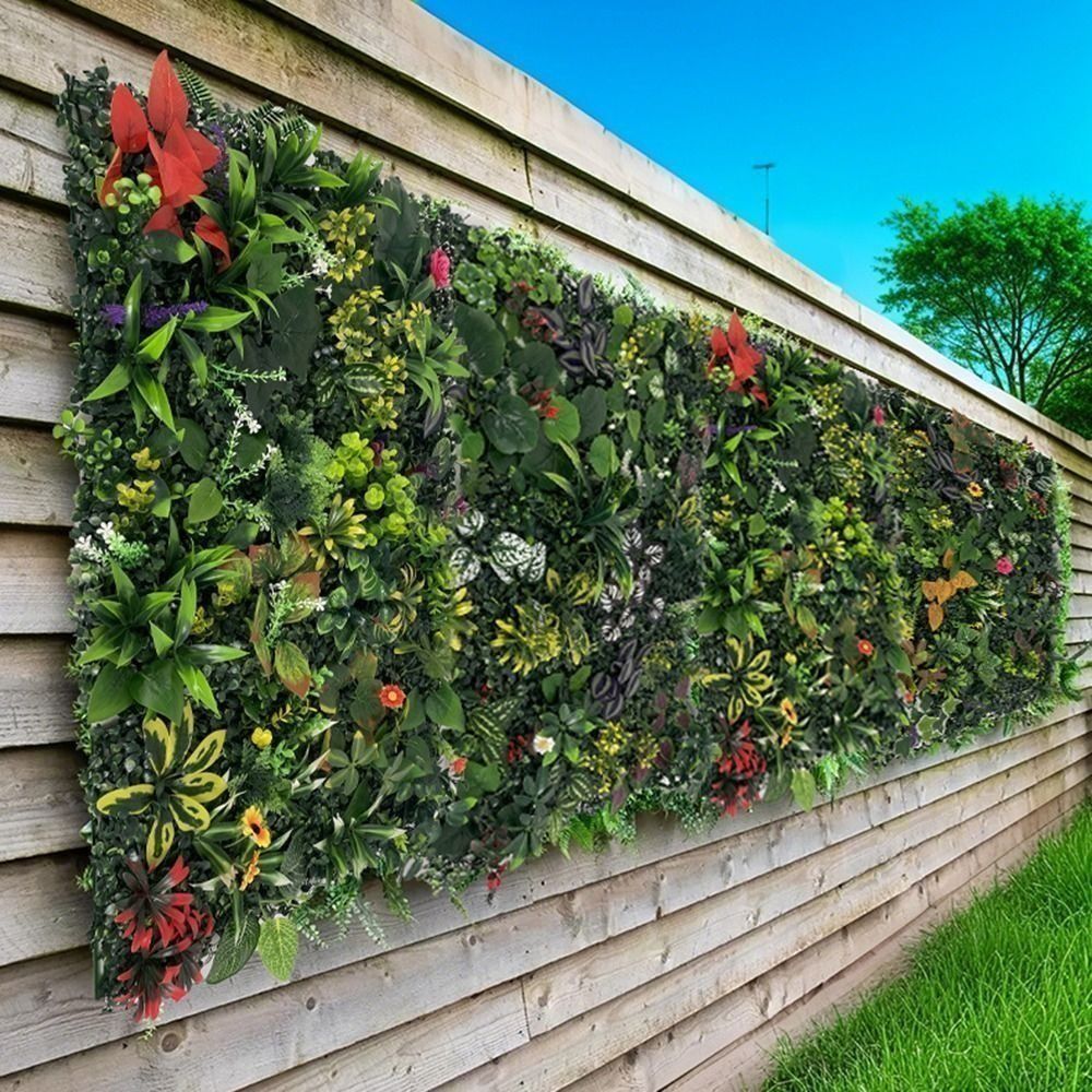 DIY Künstliche Pflanzenwand-Pl – Flower Wall Panel Bewertung und Preis