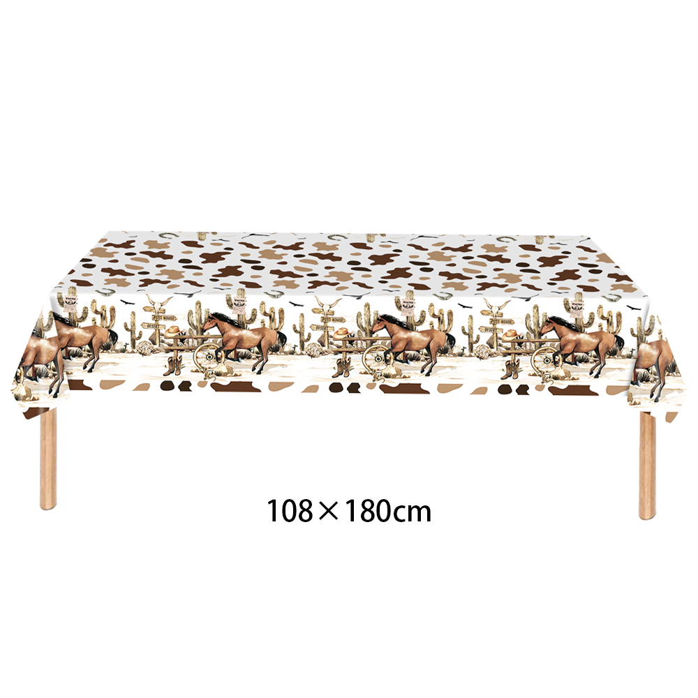 Western Cowboy Party Einwegges – Table Cloth Disposable Bewertung und Preis