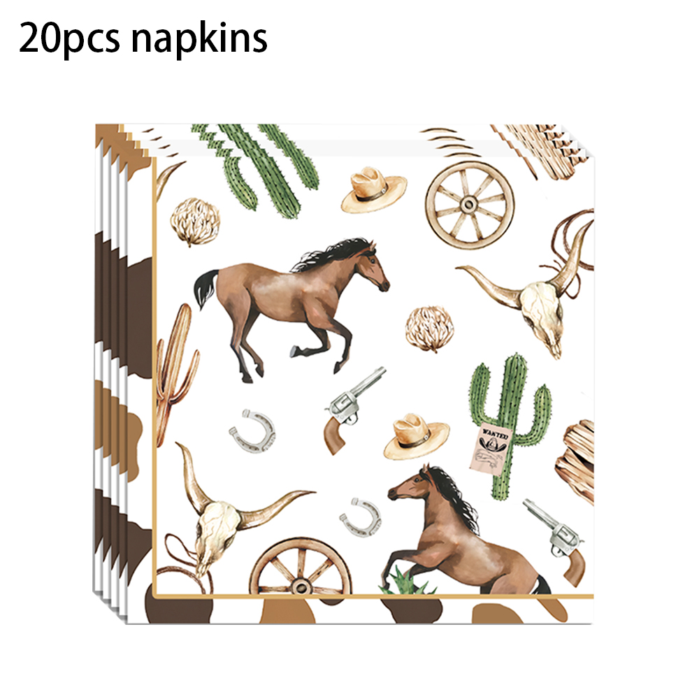 Western Cowboy Party Einwegges – Table Cloth Disposable Bewertung und Preis