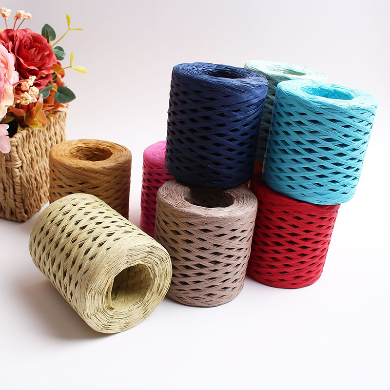 200 mt/rolle Bast Papier Handw – Papercraft Supply Ribbon Bewertung und Preis
