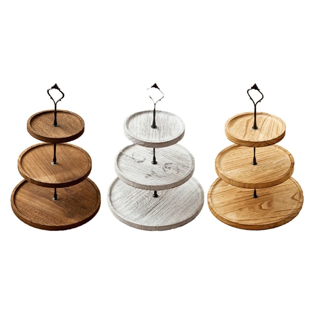 2/3-stöckiger Holz-Cupcake-Stä – Cupcake Stand Tier Bewertung und Preis