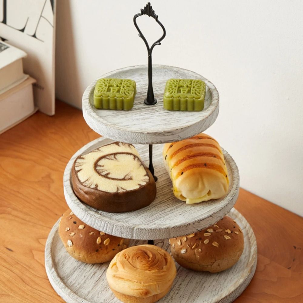 2/3-stöckiger Holz-Cupcake-Stä – Cupcake Stand Tier Bewertung und Preis