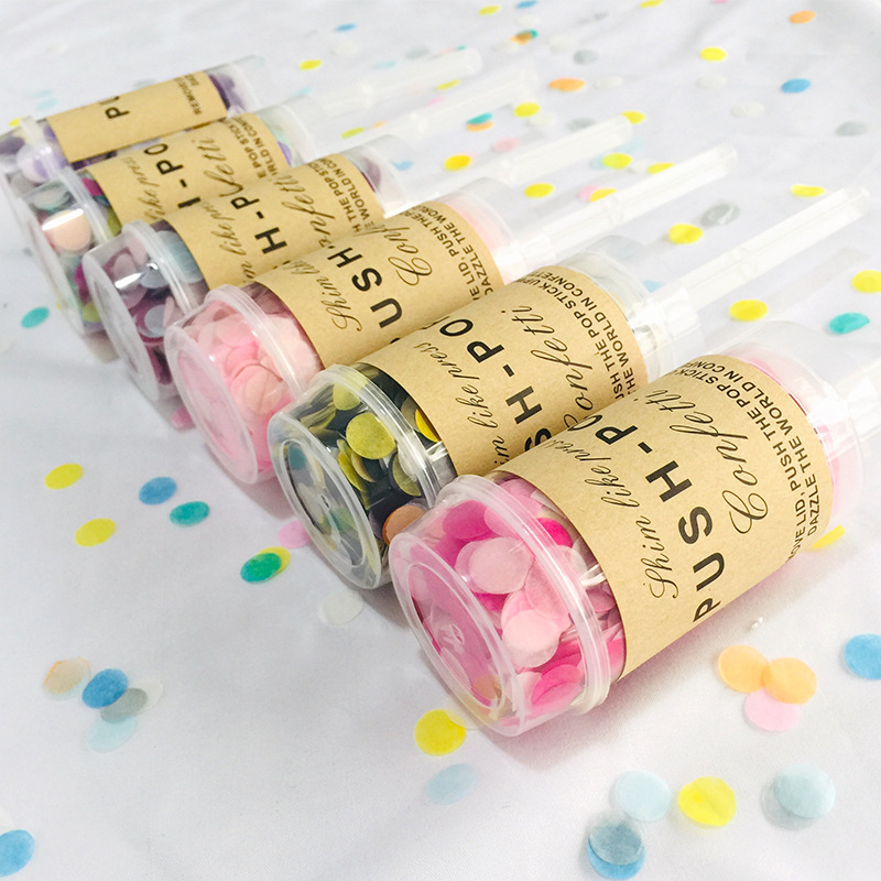 2 stücke Mehrfarbige Papier Sc – Confetti Cannon Tube Bewertung und Preis