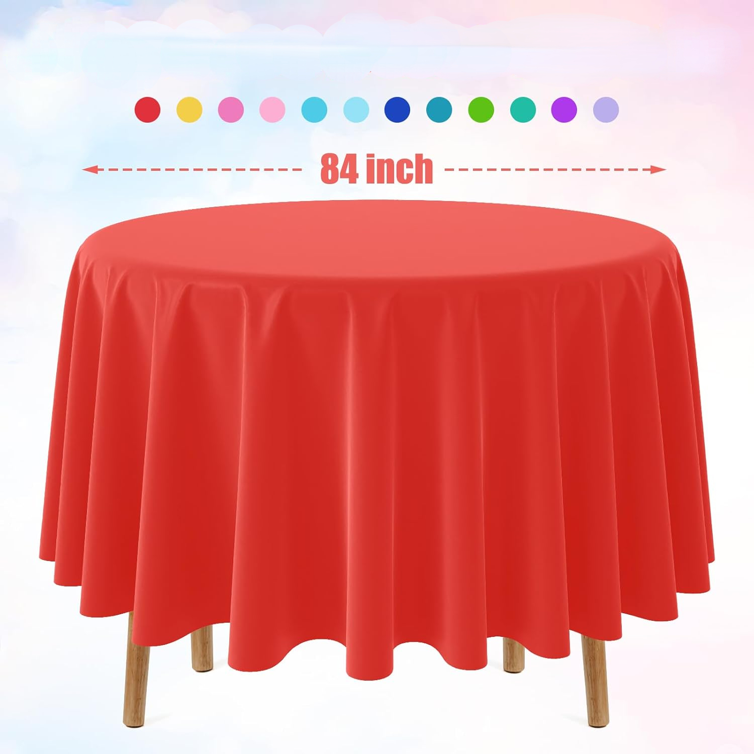 Runde einfarbige Einweg-Tischd – Table Cloth Disposable Bewertung und Preis