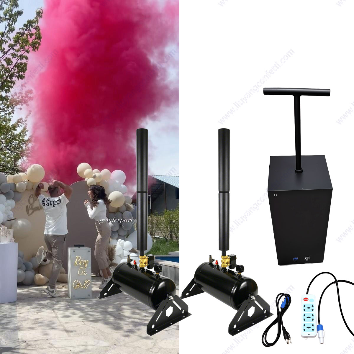 Konfetti Streamer Baby-Duschma – Confetti Cannon Tube Bewertung und Preis