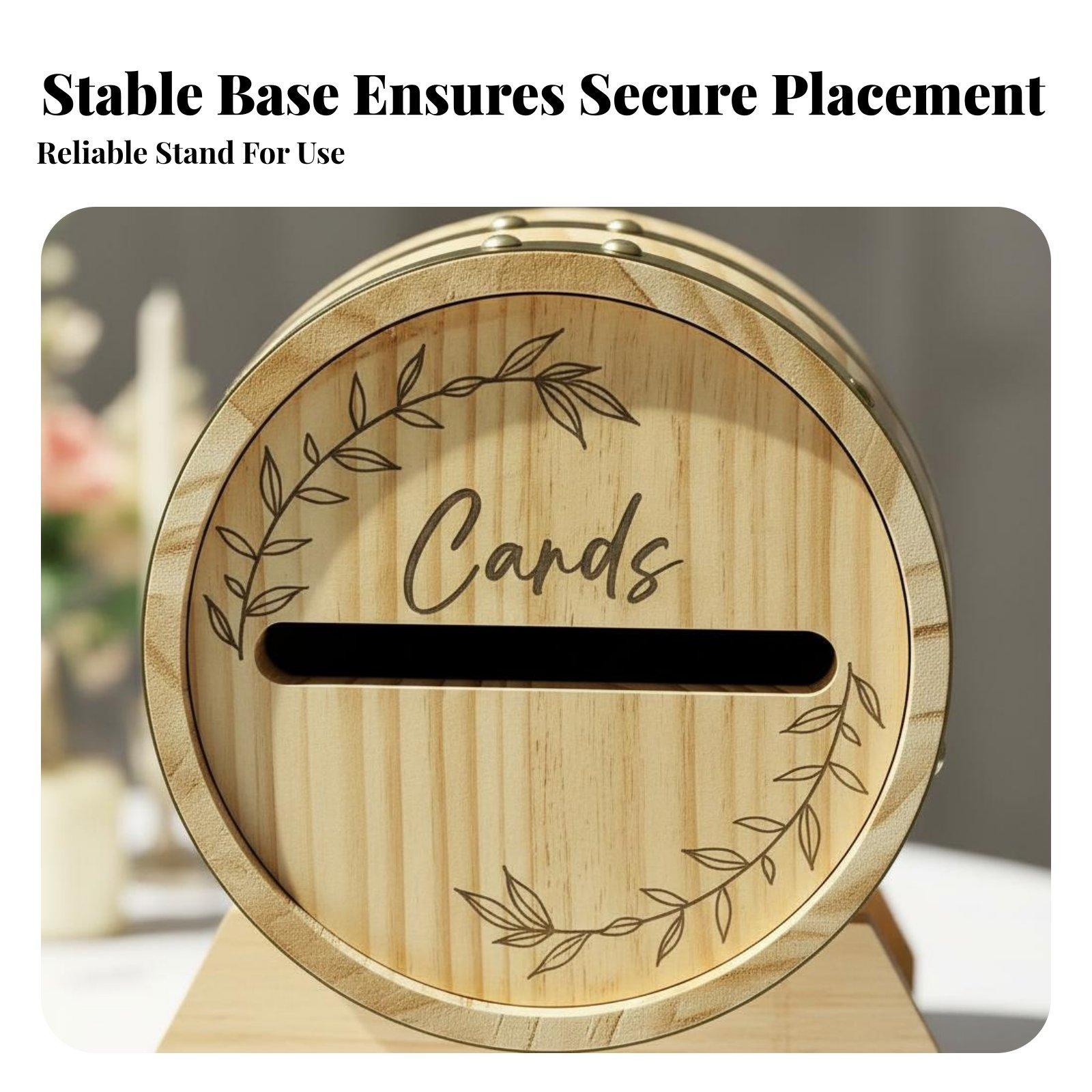 Rustikale Massivholz-Kartenbox – Event Party Box Bewertung und Preis