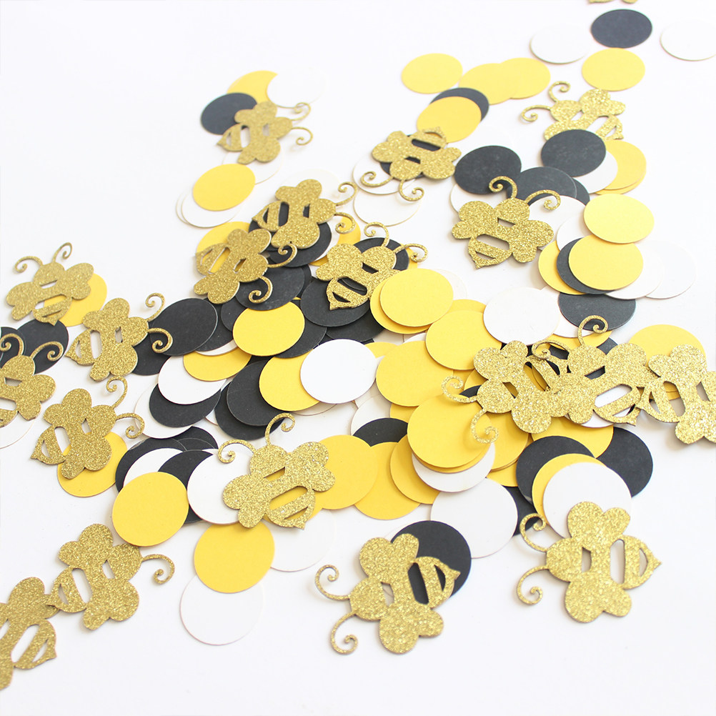 1 Set Cartoon-Bienen-Papierkon – Papercraft Supply Confetti Bewertung und Preis